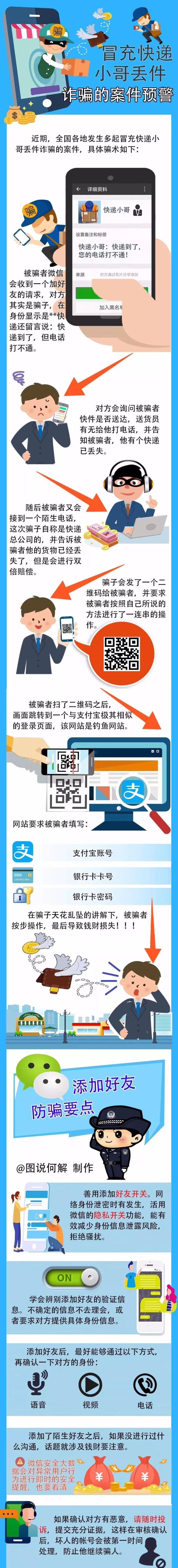 一点资讯号：香港一肖一码100%中-近期高发！碰上“快递小哥”加你微信要小心